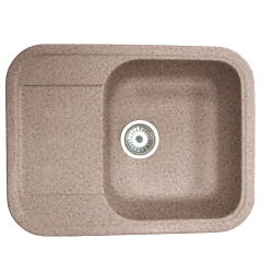 Кухонная мойка Formastone Fosto  КМ 61-47, прямоугольная с крылом, песочный пляж