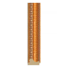 Зеркало настенное Octagon EVOFORM в багетной раме золотые бусы на бронзе, 66х66 см, BY 3978