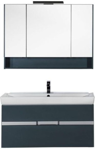 Мебель для ванной Aquanet Виго 120 сине-серый