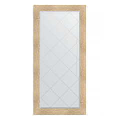 Зеркало настенное с гравировкой EVOFORM в багетной раме золотые дюны, 76х158 см, BY 4279