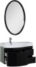 Мебель для ванной Aquanet Сопрано 95 L черный (3 ящика)