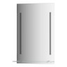 Зеркало настенное c полочкой и 2-мя встроенными LED-светильниками Ledline-S EVOFORM 50x75 см, BY 2160