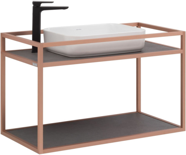 Консоль под раковину подвесная Allen Brau Liberty 1.33003.60 90 медь браш