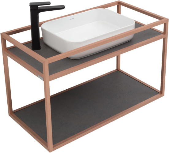 Консоль под раковину подвесная Allen Brau Liberty 1.33003.60 90 медь браш