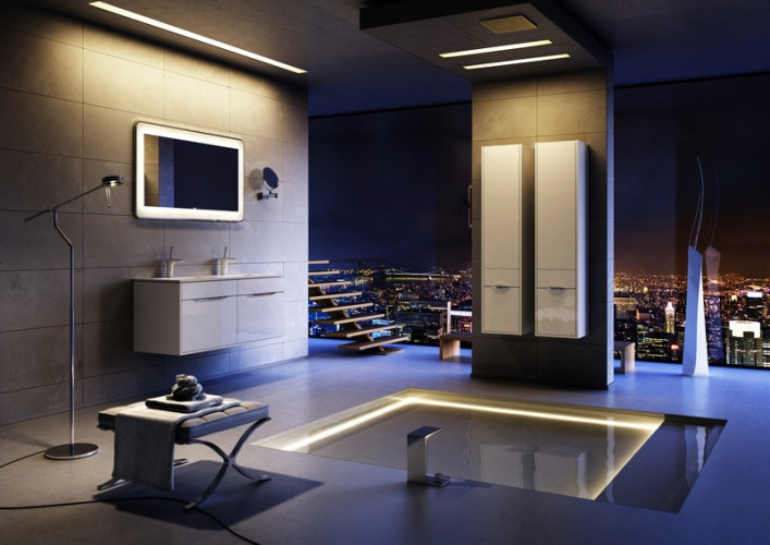 Пенал 33 см Правый. Aqwella Mal.05.03/R