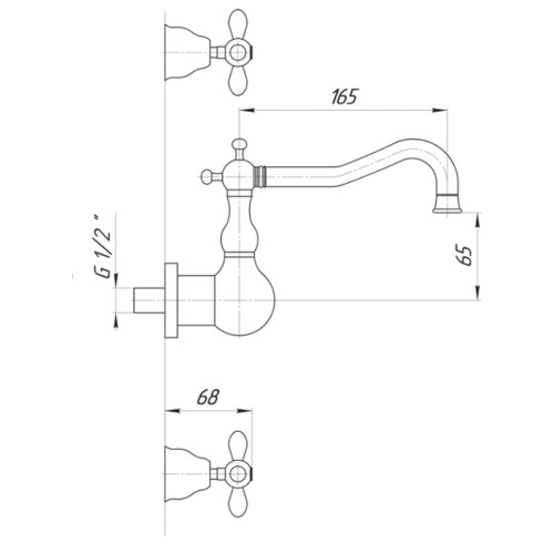 Смеситель для раковины Migliore Princeton Plus ML.PRP-8070