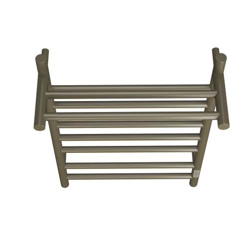 Полотенцесушитель электрический с полочкой (лесенка) Bauedge Stil Shelf DB-0025, 50x80 см