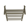 Полотенцесушитель электрический с полочкой (лесенка) Bauedge Stil Shelf DB-0025, 50x80 см