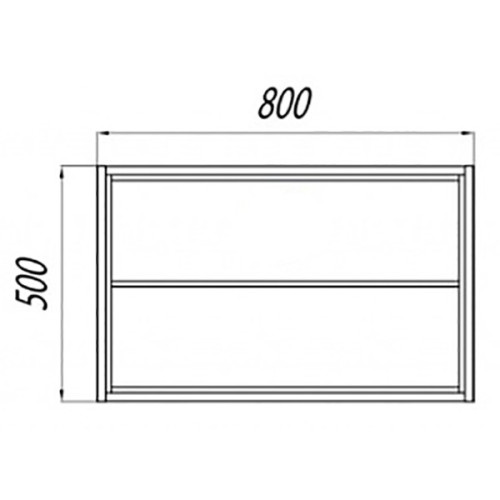 Тумба под раковину Акватон Брук 80 открытая