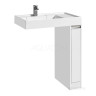 Тумба под стиральную машину AQUATON Лондри 80 (Раковина Рейн 80 белая)