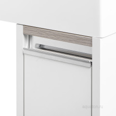 Тумба под стиральную машину AQUATON Лондри 80 (Раковина Рейн 80 белая)