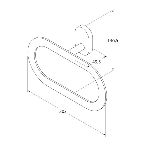 Кольцо для полотенец Iddis Mirro Plus MRPSBO0i51
