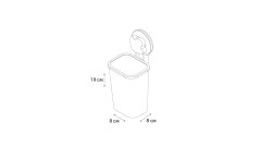 Подстаканник одинарный Grampus Blonde, GR-7082, белый