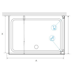 Душевой уголок RGW WA-005 (WA-002+Z-050-2) арт. 35100520-11