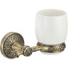 Стакан керамический с настенным держателем S-005858C Savol бронза