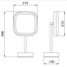 Зеркало настольное с увеличением 5х JAVA S-M331 хром