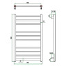 Полотенцесушитель ГРОТА ESTRO 48/90