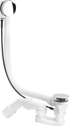 Слив-перелив для ванны Viega Simplex полуавтомат, хром (595678)