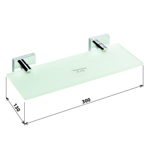 Полка стеклянная Bemeta Beta 132122042