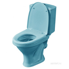 Унитаз-компакт Santeri Вест крап голубой 1.P201.8.S03.00B.F