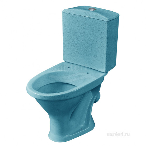 Унитаз-компакт Santeri Вест крап голубой 1.P201.8.S03.00B.F
