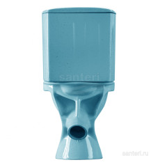 Унитаз-компакт Santeri Вест крап голубой 1.P201.8.S03.00B.F