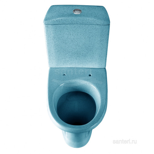 Унитаз-компакт Santeri Вест крап голубой 1.P201.8.S03.00B.F