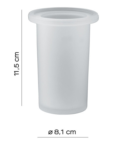 Gedy Azzorre, стеклянный стакан для полотенцедержателя А147