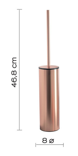 Gedy Elettra, напольный ерш, цвет медь