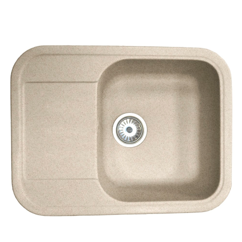 Кухонная мойка Formastone Fosto  КМ 61-47, прямоугольная с крылом, бискотти