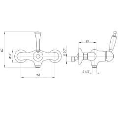 Смеситель для душа Migliore Dallas ML.DLS-6838