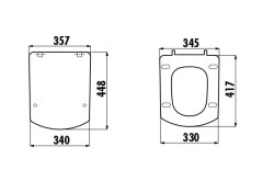 CREAVIT Крышка с микролифтом КРАСНАЯ SORTI