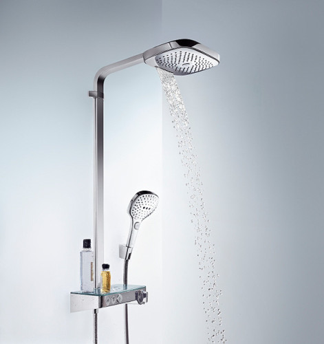 27127000 Raindance Select E 300 3jet Showerpipe, ½’, хром