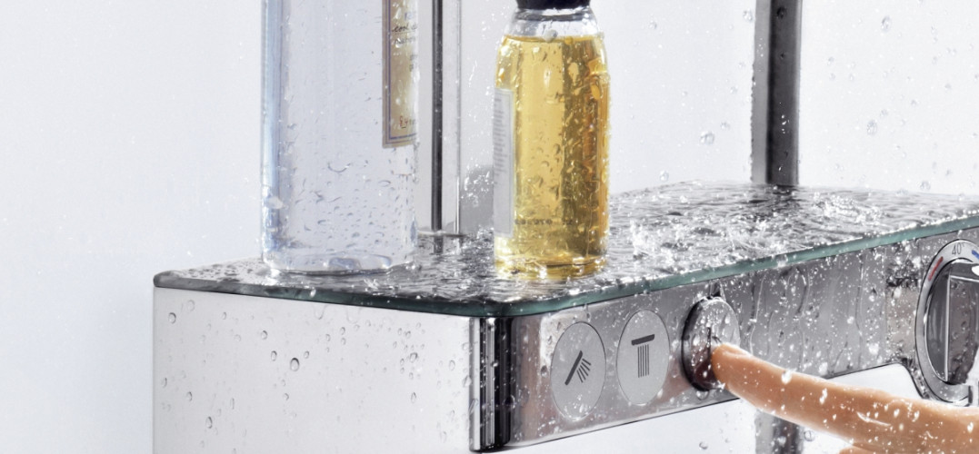 27127000 Raindance Select E 300 3jet Showerpipe, ½’, хром