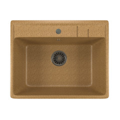 Мойка из искусственного мрамора MIXLINE ML-GM15 49x55 (525100)