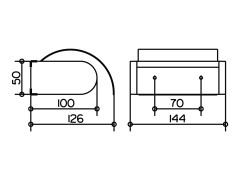 Держатель туалетной бумаги Keuco Edition 300 с крышкой, хром (30060010000)