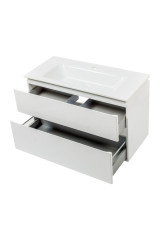 Комплект в ванную Ceruttispa тумба Романья white 100 подвесная с умывальником "Амалфи"