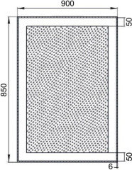 Зеркало Aquanet Алассио 9085 LED
