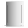 Зеркало настенное c полочкой и 2-мя встроенными LED-светильниками Ledline-S EVOFORM 55x75 см, BY 2161