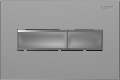 Сет LORANTO Инсталляция с кнопкой Line хром матовая + унитаз ANTE с сиденьем микролифт (4501+7321+CS-2216HM)