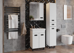 Пенал Onika Балтика Black 32.11 Универсальный, белый (403220)