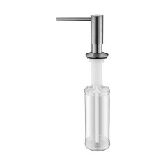 Дозатор для жидкого мыла Paulmark DECUS, D004-NI, никель, Paulmark