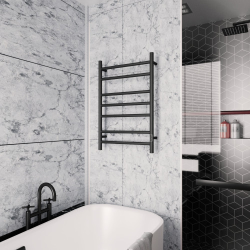 Полотенцесушитель электрический (лесенка) Bauedge Stil DB-0034, 50x80 см