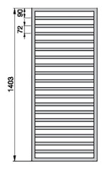 Полотенцесушитель Zehnder Quaro Inox QAI-140-030 Inox