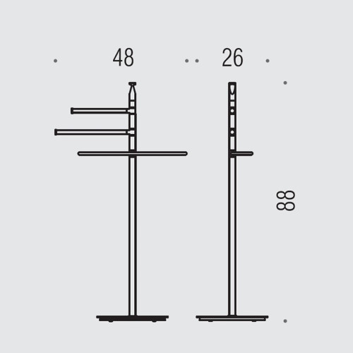 Напольная стойка  Colombo Design Planets B9803.000