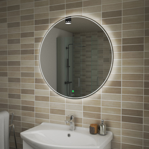 Зеркало OWL 1975 Skagern с LED подсветкой, D800