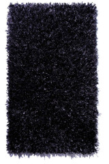 Batex Vegas, односторонний прямоугольный коврик 68% полиэстер и 32% хлопок, размер 60x100 см, цвет черный