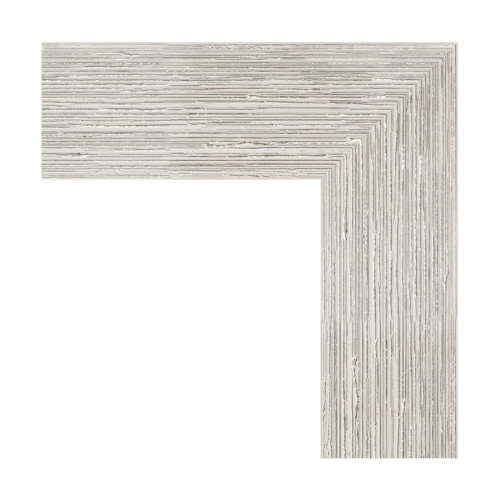 Зеркало настенное EVOFORM в багетной раме серебряный дождь, 56х106 см, BY 3080