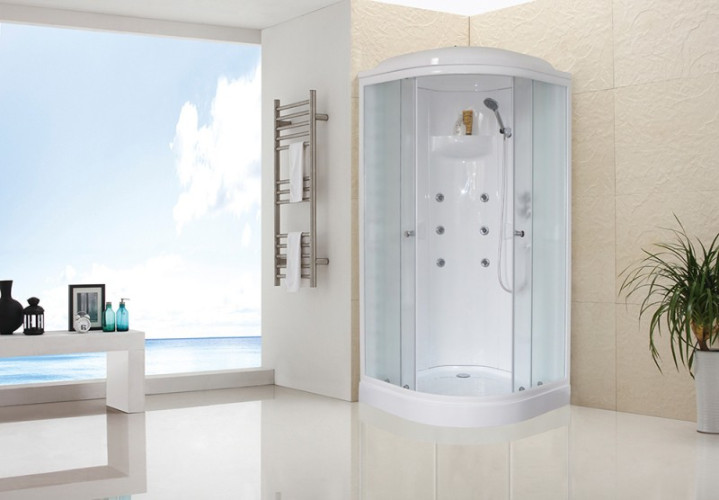 Душевая кабина Royal Bath НК RB90HK2-M-CH 90x90 с гидромассажем
