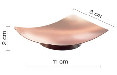 Gedy Elettra, настольная мыльница, цвет медь